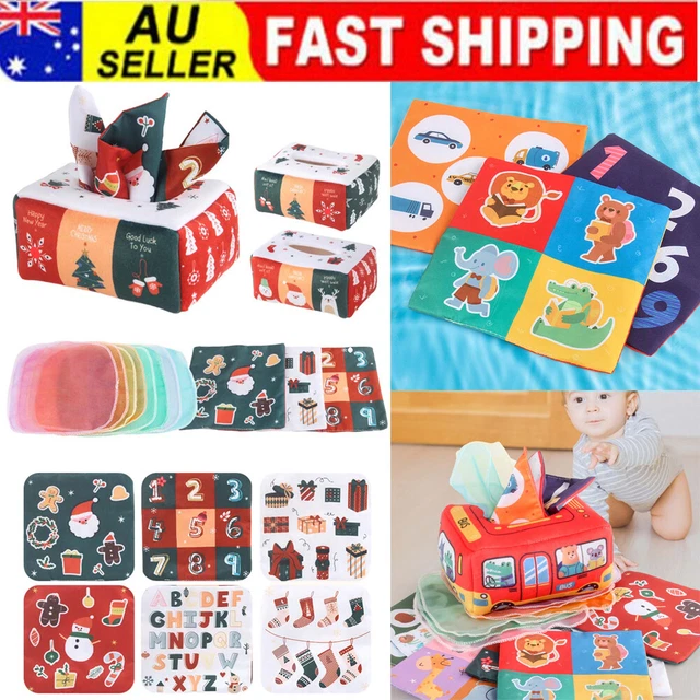 Baby Tissue Box Toy, Montessori Toys For Babies 6-12 Months Sensory Toys Magic
