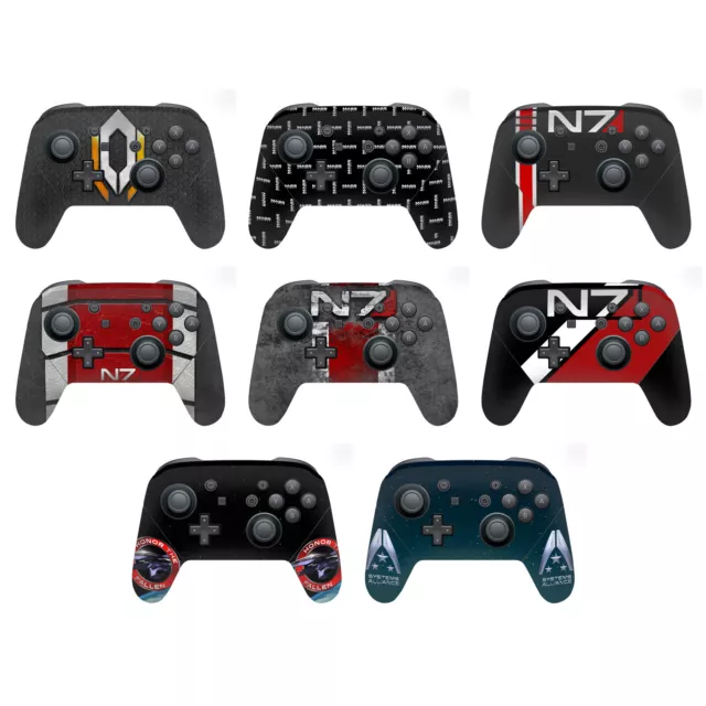 Ea Bioware Mass Effect Graphics Vinyl Skin For Nintendo Switch Pro Controller