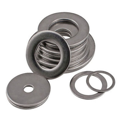 304 Stainless M3-M20 Large Flat Washer Thin plain Ring Washers THICK 1.0mm
