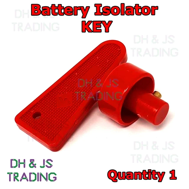 SPARE KEY FOR Battery Isolator Switch 100A 12v Cut Off Power Kill ...
