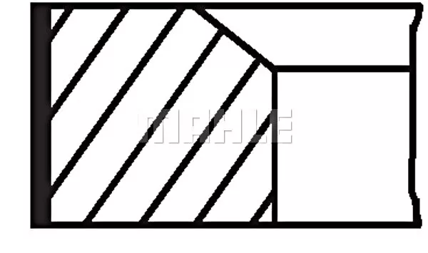 MAHLE Kolbenringsatz Für BMW BERTONE Freeclimber E21 E28 E30 E34 1714849