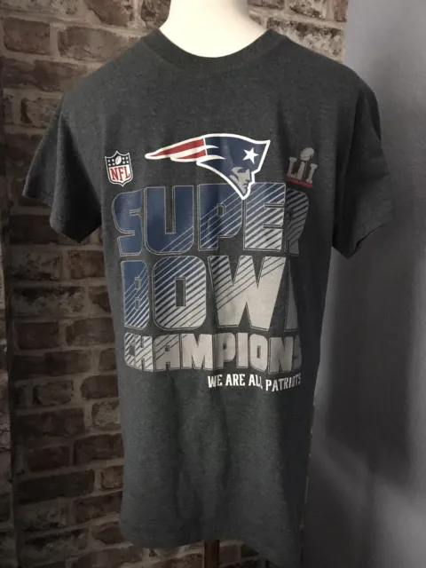 T-shirt piccola NFL Team Apparel New England Patriots da uomo Super Bowl Champions