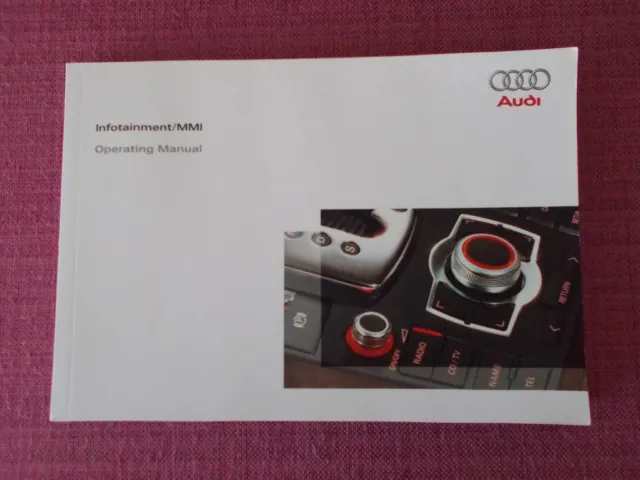 Audi Mmi Navigation Sat Nav / Audio / Phone Handbook. A6 S6 A8 S8 Q7 (Acq 6743)