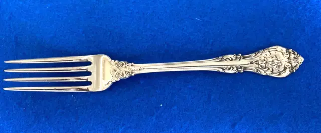 Gorham Sterling Silver Fork 7-3/4" King Edward Pattern No Monogram