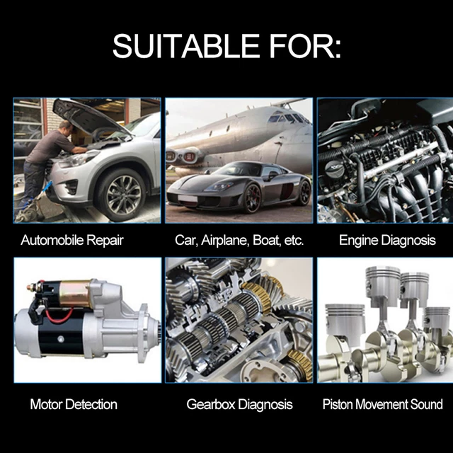 Stetoscopio cilindro motore auto meccanica automatica tester diagnostica riparazione motore