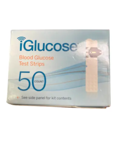 **50 tiras reactivas de glucosa en sangre iGlucosa vencimiento 1/23 envío gratuito**
