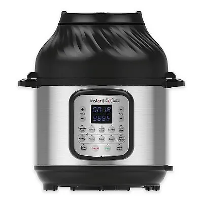Instant Pot IP-DUO60 6 qt. 7-in1 Electric Pressure Cooker - Black/Silver