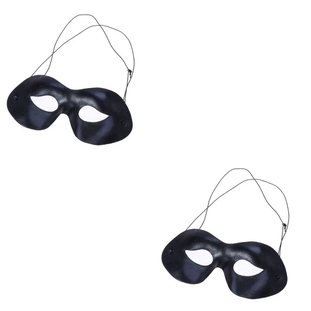 2 piezas Disfraz de media cara doblado místico para fiesta cosplay mascarada