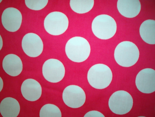 Tissu Popeline Coton élasthanne Pois Blanc Sur Fond Marine - Coupon 50x140 Cm, Lot De 6, Fabrication Française