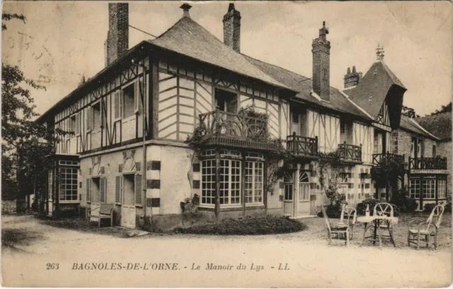 CPA BAGNOLES-de-l'ORNE-Le Manoir du Lys (29905)