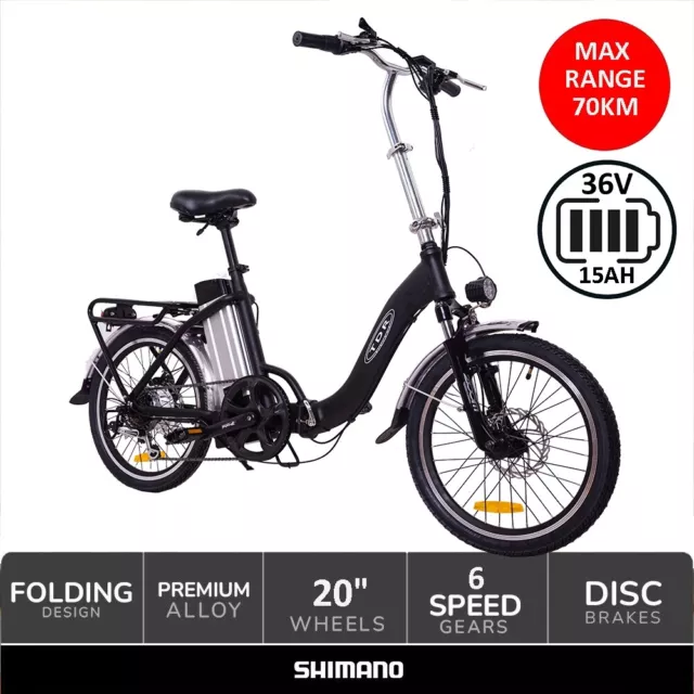 Black 250W Electric City Tour Bike 36v 15ah Ebike Motorised Bicycle Ebike E-bike