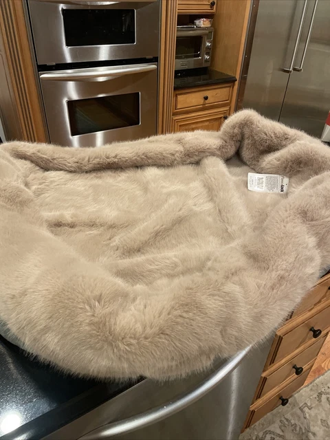 New with tags Orvis Fux Fur FLEECE wraparound COVER ONLY dog bed large Sage  NEW