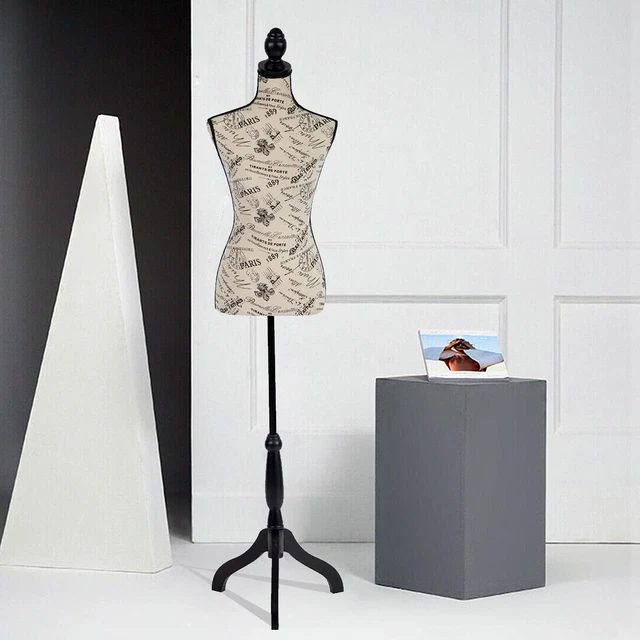 PROFESSIONAL FEMALE MANNEQUIN Torso Dress Form Clothing Display w