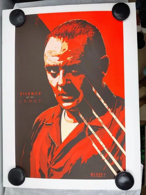 Silence Of The Lambs Ken Taylor Mondo BNG Poster Screen Print Horror Hannibal Silence Of The Lambs Ken Taylor Mondo BNG Poster Screen Print Horror Hannibal