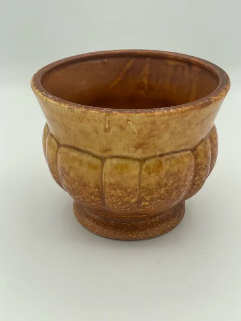 Vintage Haeger Pottery Urn Planter Flower Cache Pot Vessel Spatter Drip #667
