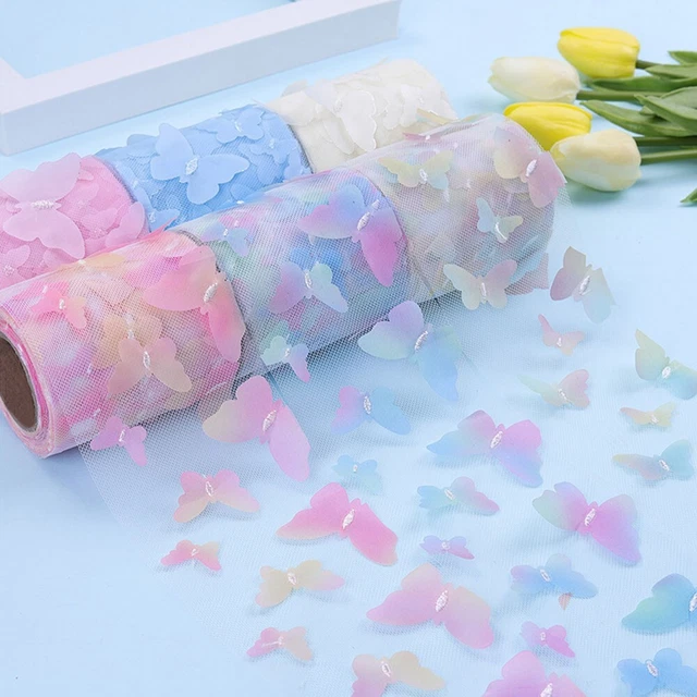 Elegante rotolo nastro tulle ideale per abiti ad alte prestazioni e decorazioni