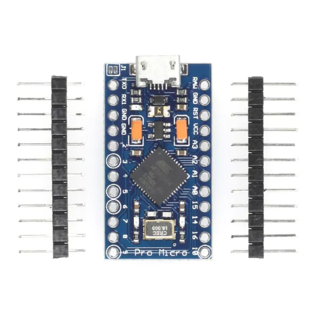 Pro Micro Modul mit ATmega32U4, Board – Arduino Leonardo ähnlich, 5V, 16MHz