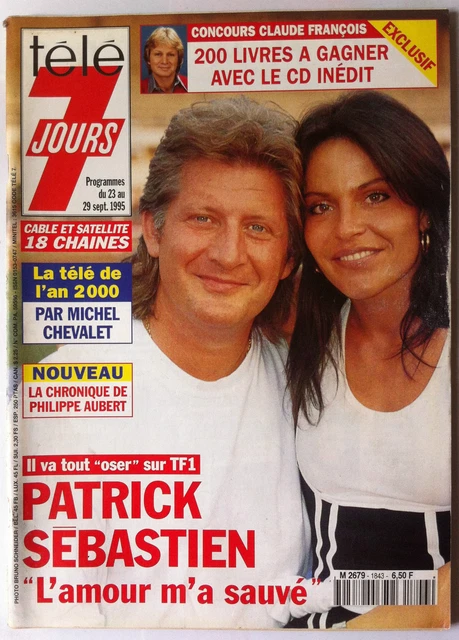 TÉLÉ 7 JOURS 23/09/1995; Patrick Sébastien/ Claude François/ Olivier ...