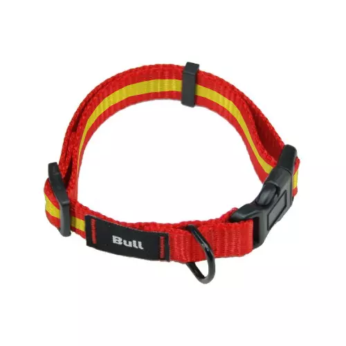 BULL COLLAR ESPAÑA T-2 28-45 x1,5 CM  PERRO bandera