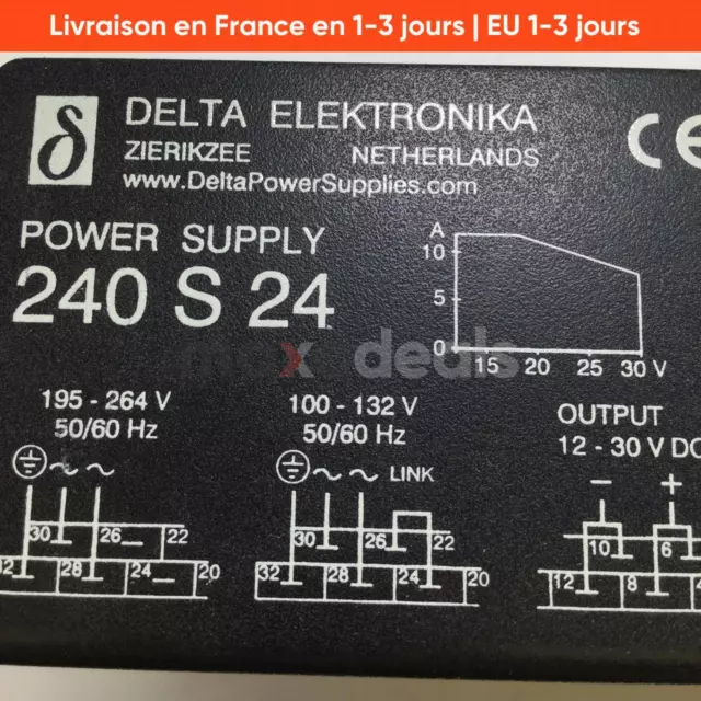 Delta Elektronika 240-S-24 Power Supply 240 S 24 Used UMP 2