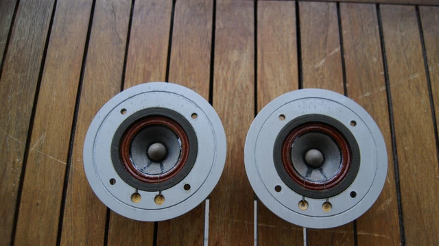 Paire De Tweeters Foster RP 16 Equiphase – Vintage – Pour Enceintes 3A – Fonctionnels