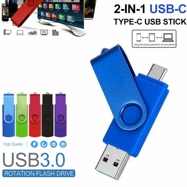 OTG Typ C USB Stick 3.0 32GB 64GB 256GB USB C Stick 128GB 16GB USB Speicherstick