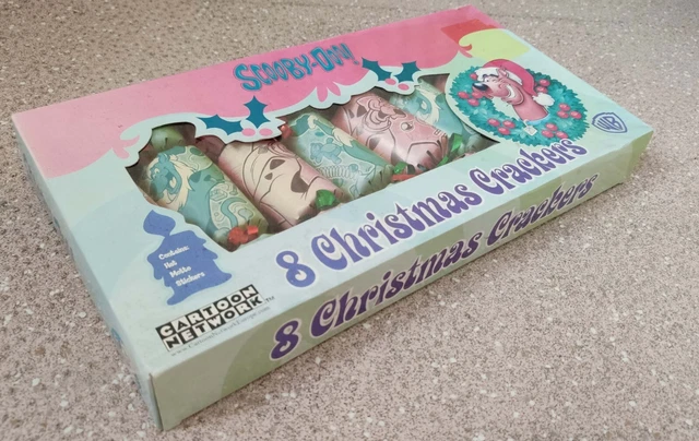 Caja vintage sin abrir de 8 mini galletas navideñas Scooby-Doo alrededor de 2004