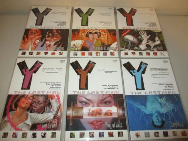 Y The Last Man Vol. 4, 5, 6, 7, 8, 9 (TPB Softcover Lot of 6) Brian K. Vaughan
