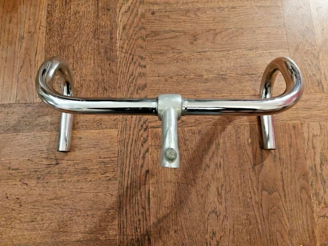 Potence + Cintre Pivo 100mm – Vélo Course Vintage, Alu, Années 60, Eroica
