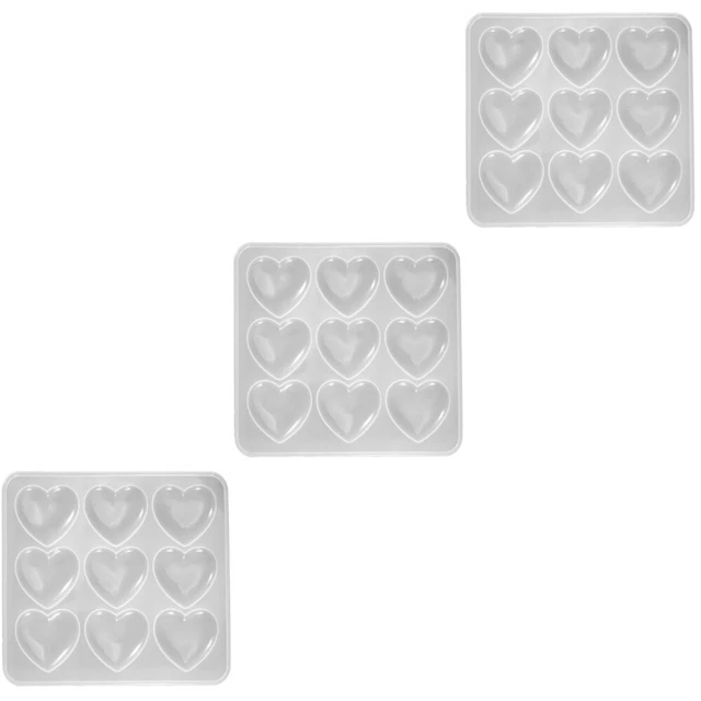 Set 3 Kieselgel Liebe Silikonform Schmuckform Aus Herz Tablett