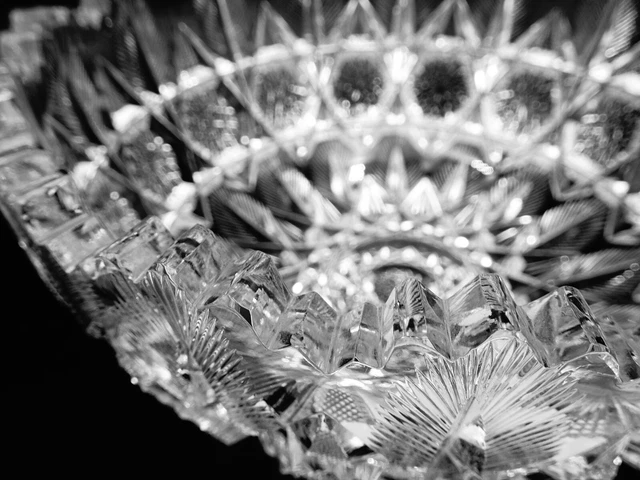 American Brilliant Cut Glass 8"  Bowl 6