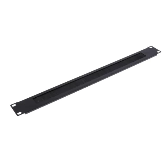 1U 19'' Rack Mount Network Cabinet Brush Panel Bar Slot for Cable Management