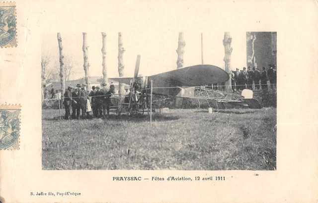 CPA photo l’aviateur Brindejonc sur son Bleriot Gnome 50 HP @1910
