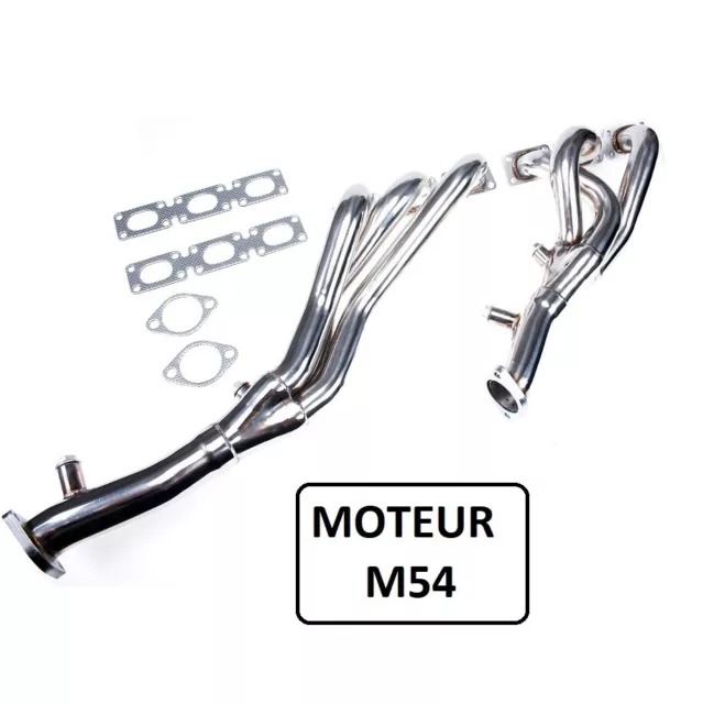 Collecteur Echappement Inox Bmw Serie 3 E46 Z3 Z4 M54 2000 - 2004