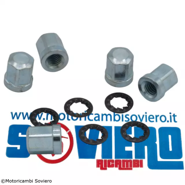 \ Set 5 dadi cerchio fa italia Tubeless Vespa //
