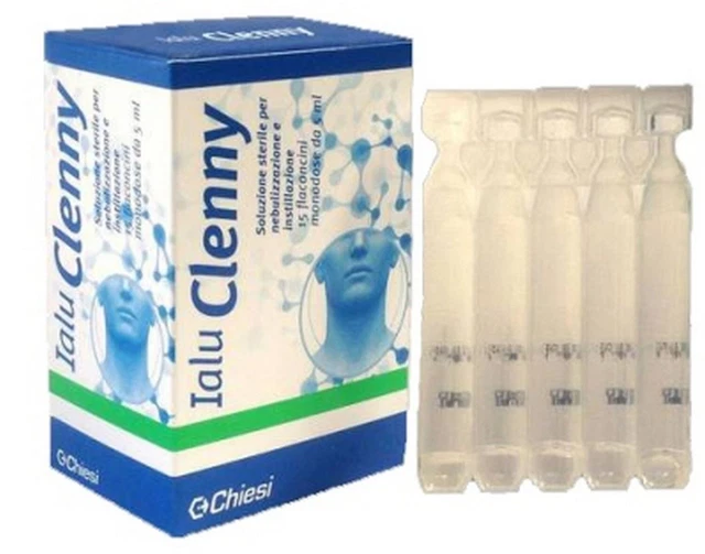 Ialu Clenny 15 Flaconcini 5 Ml Soluzione Sterile Per Nebulizzazione E Instill...