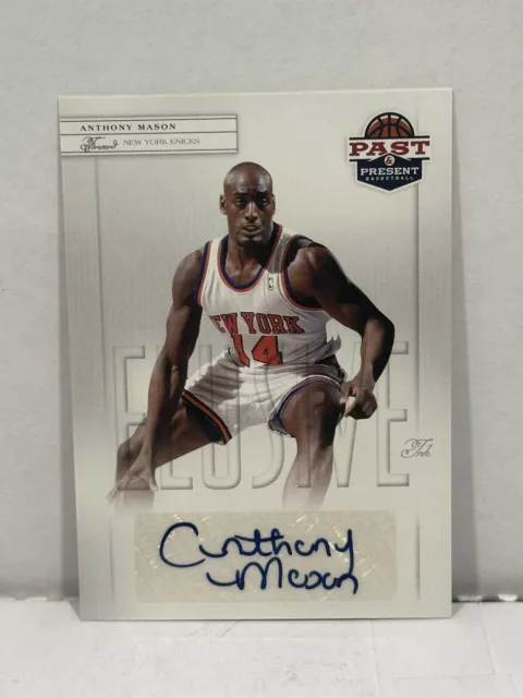 2011-12 Past & Present Elusive Ink Anthony Mason auto #AM