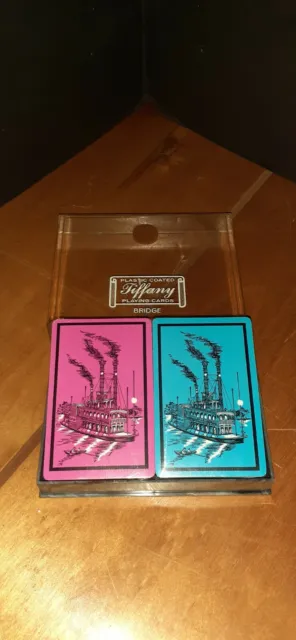 Tiffany Steamboat Bridge Playing Cards Sealed Decks