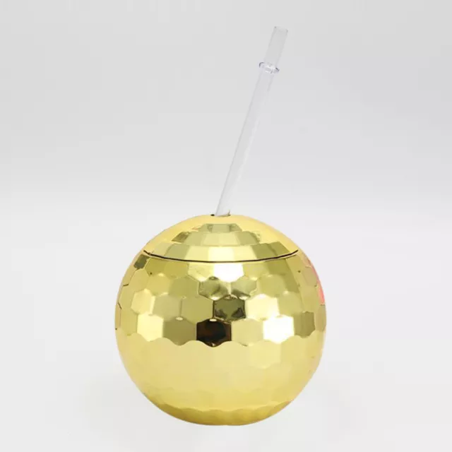 Disco Ball Cups Cocktail Nightclub Party Straw Wine Glass Drinking Mug Bar Tools