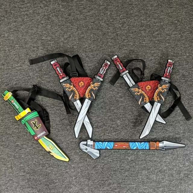 A Collection Of Lego Ninjago Movie Legends Foam Weapons