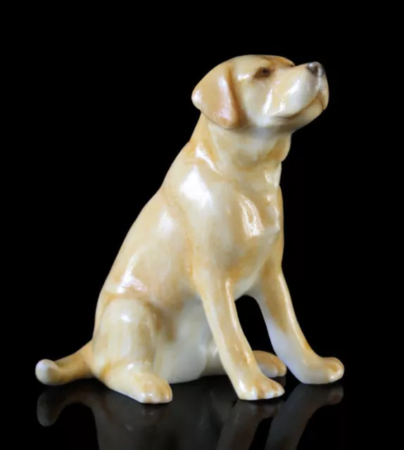 Labrador Hand Painted Fine Bone China Miniature Figurine