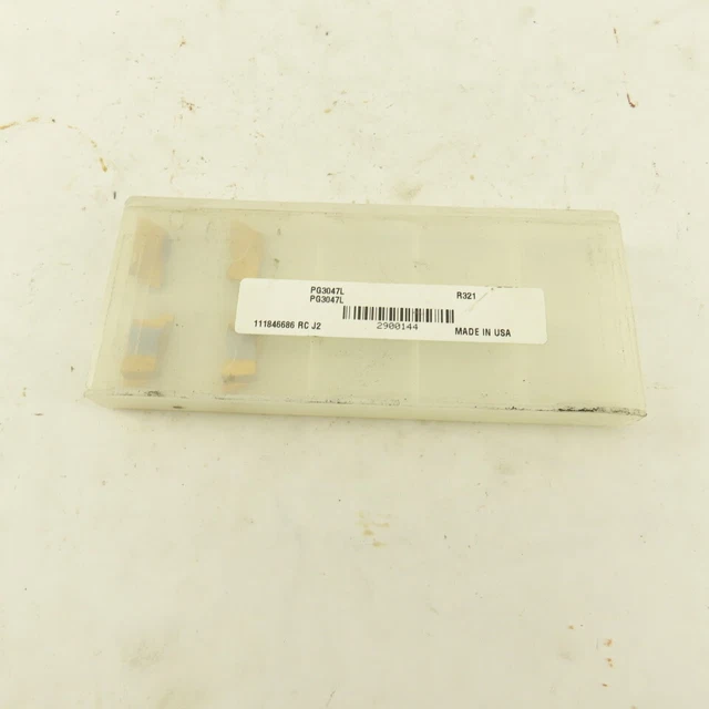 RTW PG3047L Carbide Power Notch Grooving R321 Insert Lot Of 4