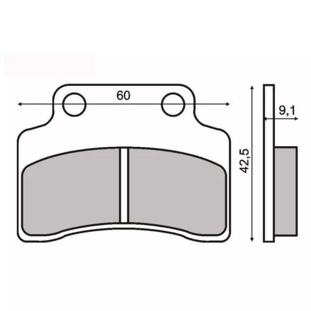 Plaquettes de Frein Avant Benelli Quattronove X 50 Rear Disk 2010 RMS 225100240