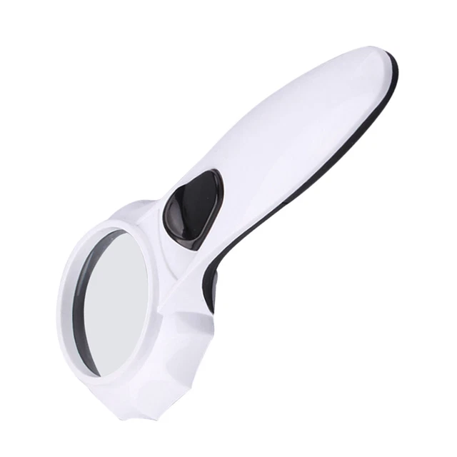 ingranditore portatile a mano 11X con 3 livelli di luminosità 10 LED