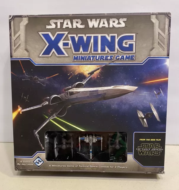 Star Wars X-Wing Miniatures Starter Games Force Awakens NEW open box Unpunched