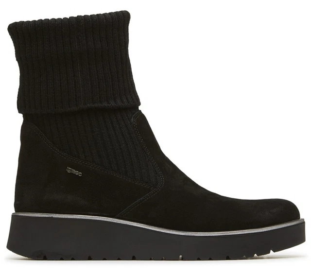 Igi & co Chaussures Bottes Femme Bottines Cuir en Daim Compensé Tissu