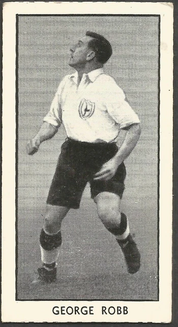 D C Thomson-Famous Footballers-1956-#18-Tottenham Hotspur & England-George Robb