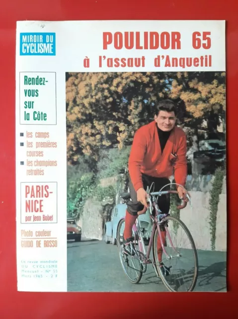 1965 miroir du cyclisme n°55 PARIS NICE POULIDOR LES ANCIENS CHAMPIONS + PHOTO