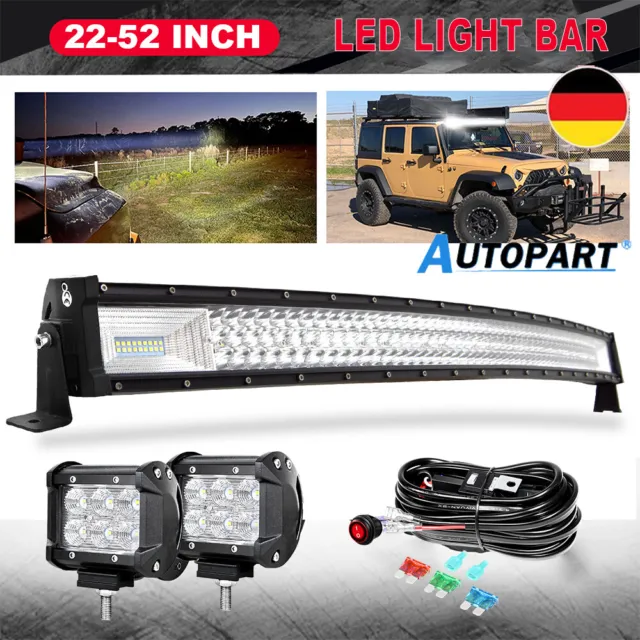 LED Lightbar+Strobe Kabelbaum Kit 22-52 Zoll Lichtbalken