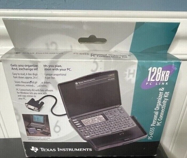 Texas Instruments Personal Organizer Calculator Ps-6555 Brand New In Box